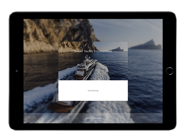 smart yachts home interface